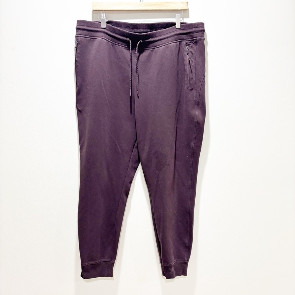 Old Navy Women's Dynamic Fleece Breathable Burgundy Jogger Pants Sz XL